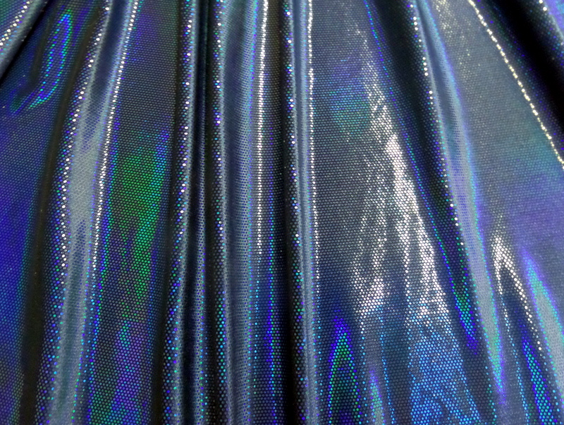 5. Royal Holographic Stretch Velvet